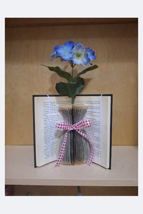 Book Art Vase