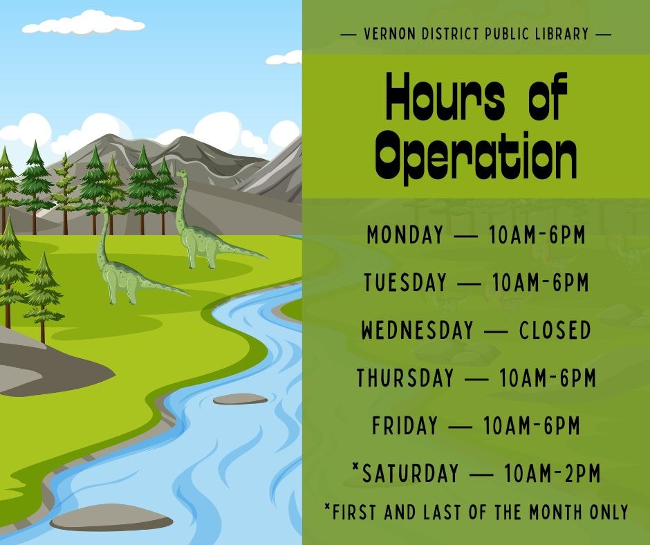 Monday, Tuesday, Thursday, Friday 10am-6pm, First and last Saturday of the month 10am-2pm
